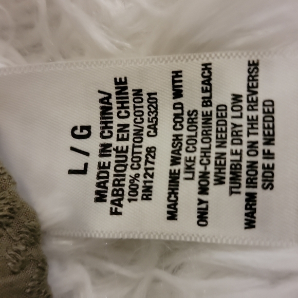 BETHANY Mota Army Green Eyelet Full Zip Hooded Cinched Waist Jacket size… - Picture 6 of 9